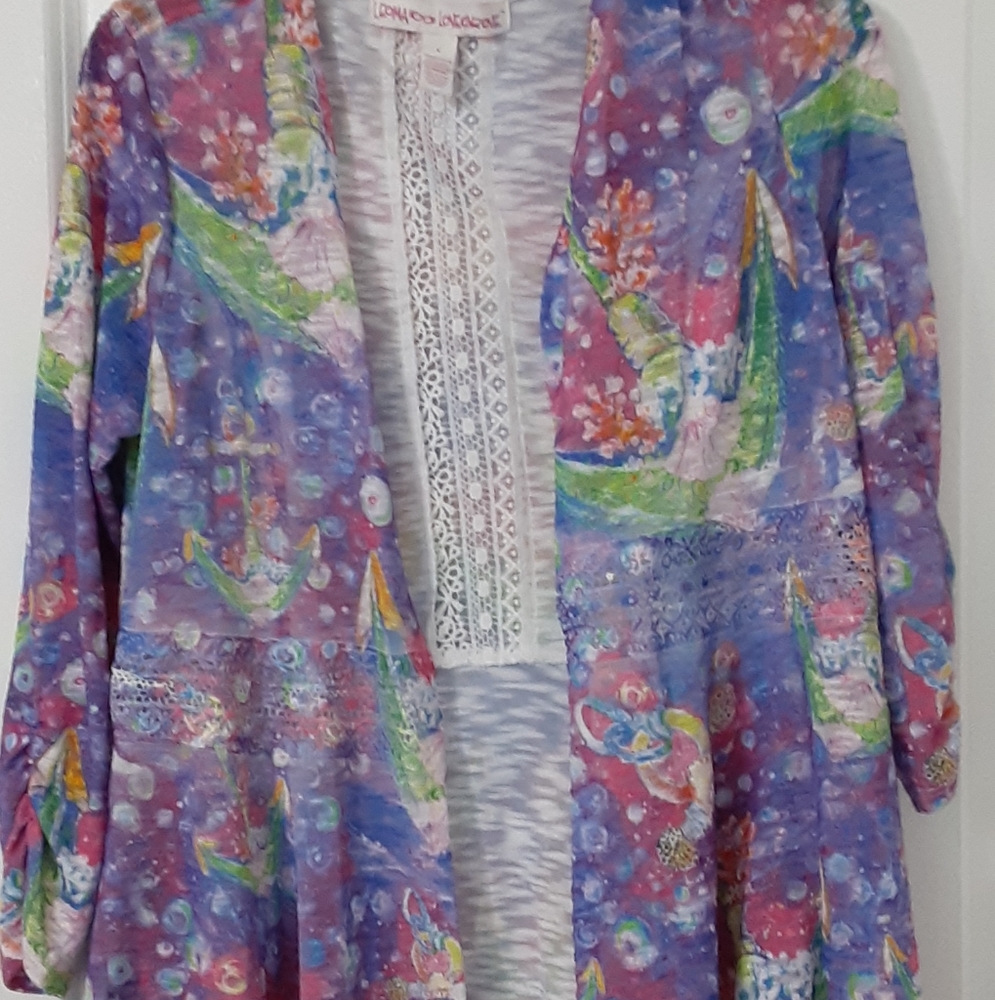 Pastel long sleeve jacket